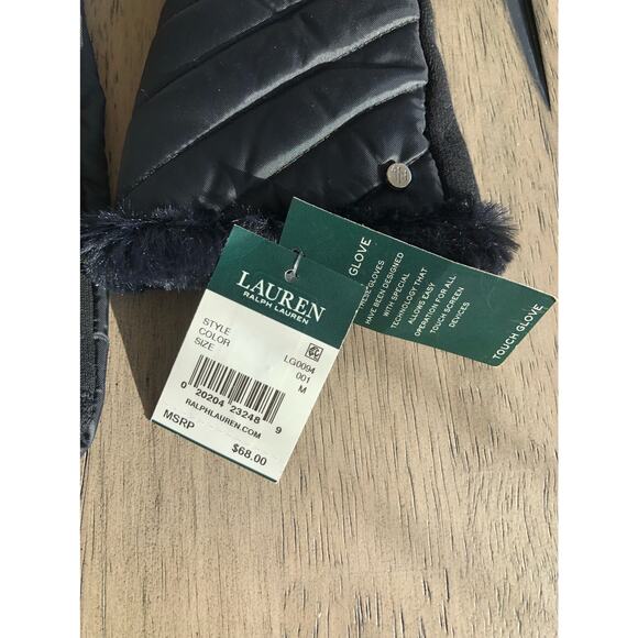 Ralph Lauren Channel-Quilted Touch Gloves - M - Picture 4 of 6